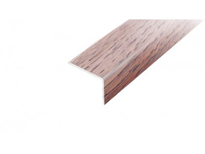 ACARA AP2 schodová lišta samolepící, hliník + dýha lakovaná dub šedý, 10x25 mm, 2,7 m AHD L2502/10-SK