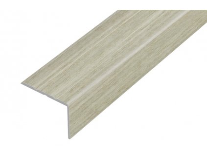 ACARA AP5 schodová lišta samolepící, hliník + fólie dub šedý, 20 mm, 2,7 m AAHAF B256020-SK