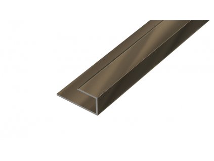 ACARA AP27/9 ukončovací lišta, pro laminát, hliník elox bronz, 8,8 mm, 2,7 m