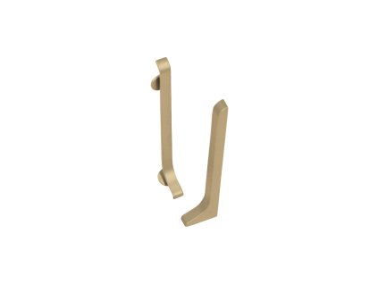 ACARA AP38 pravá koncovka k soklové liště, hliník elox champagne, 60 mm, 2 ks AASE 60-C-KP-A