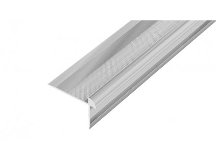 ACARA AP44/1 schodová lišta vrtaná, hliník elox stříbro, 20x42 mm, 2,5 m, pro tl: 3 mm AAE TA 4220/3030