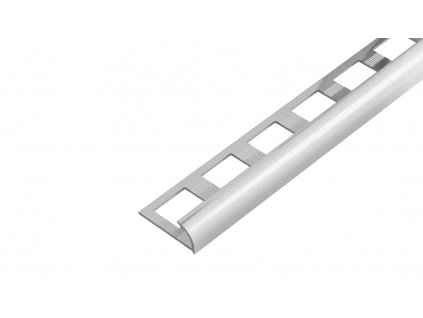 ACARA SP13 ukončovací lišta C, STANDARD, hliník elox stříbro, 8 mm, 2,5 m 36201A