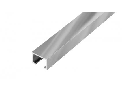 DURAL DL1 listela úzká rovná, hliník elox stříbro, 10 mm, 2,5 m