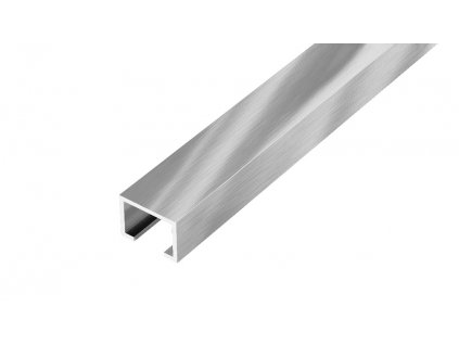 ACARA DL1 listela úzká rovná, hliník elox stříbro kartáč, 20 mm, 2,5 m