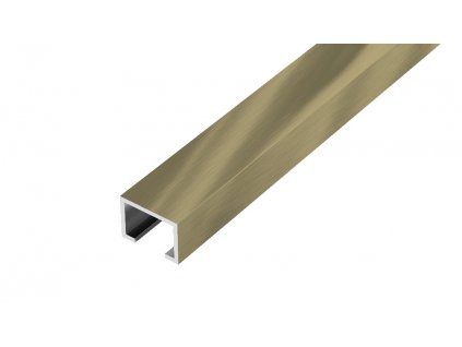 dl1 listela uzka rovna hlinik elox titan kartac 10 mm 2 5 m