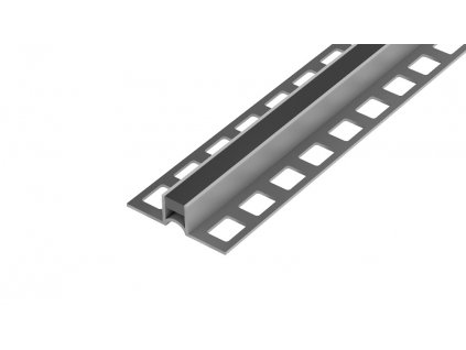 ACARA DL6 dilatační lišta široká základna, PVC šedá, 6 mm, 2,5 m