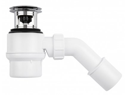 Sapho Sifon pro vany s přepadem, průměr 50mm, DN50, krytka chrom 103700000172