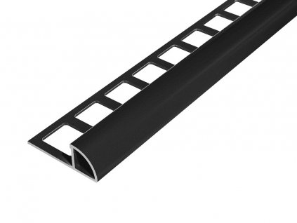 ACARA SP14/4 ukončovací lišta C, PREMIUM, hliník RAL9005, 11 mm, 3 m AAOE 110/3/RAL9005