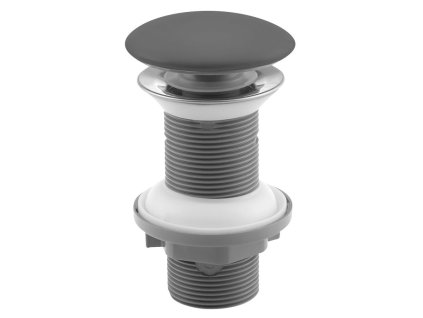Isvea Umyvadlová výpust 5/4“, click-clack, keramická zátka, 20-70mm, antracit 38TP0162I