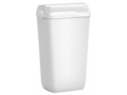 MARPLAST COLORED odpadkový koš nástěnný s víkem 23l, ABS, Soft Touch, bílá A74201-1