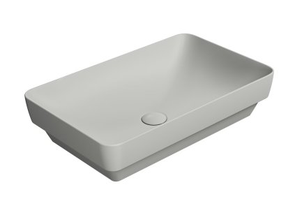 GSI PURA keramické umyvadlo na desku 60x38cm, cenere mat 883717