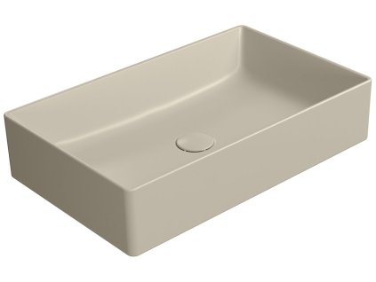 GSI KUBE X keramické umyvadlo na desku, 60x37cm, creta mat 945308