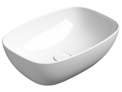 GSI NUBES keramické umyvadlo na desku 50x35cm, bílá ExtraGlaze 978411