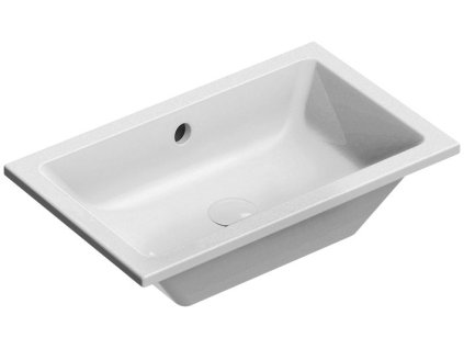 GSI KUBE X keramické umyvadlo pod desku 60x37cm, bílá ExtraGlaze 895311