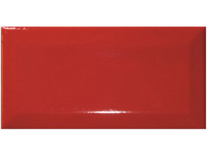 El Barco Biselado Rojo Brillo 7,5x15 (snížená jakost) bal=0.5m2