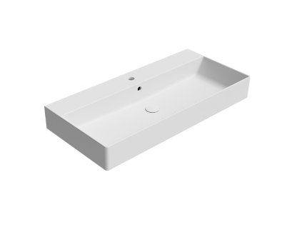 GSI KUBE X keramické umyvadlo 100x47cm, bílá mat 9423109