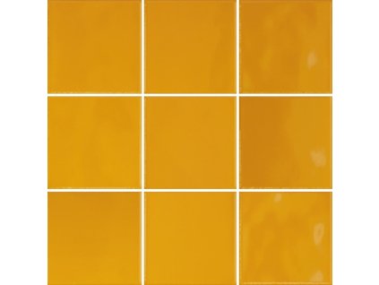Vitra Obklad VitrA Retromix amber yellow 10x10 cm lesk K9484238