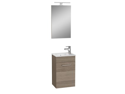 Vitra Koupelnová sestava s umyvadlem zrcadlem a osvětlením VitrA Mia 39x61x28 cm cordoba MIASET40C