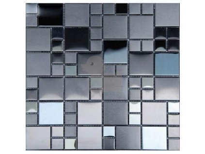 Premium Mosaic Premium Mosaic mozaika černá nerezová 30x30 cm MOS4823BK