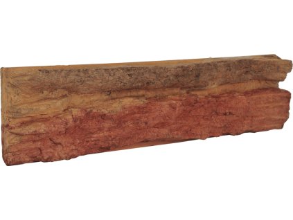 Vaspo Obklad Vaspo skála ohnivá oranžovočervená 8,6x38,8 cm reliéfní V55100