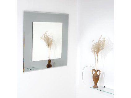 Amirro Zrcadlo s fazetou Amirro Tomáš 60x60 cm šedá 701-039