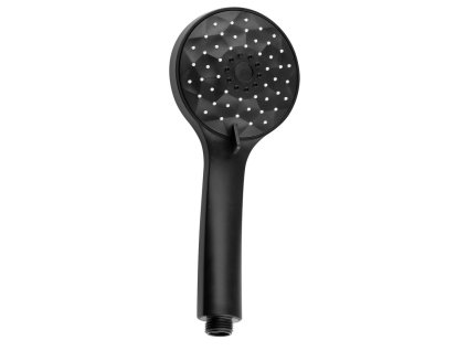 Sapho Ruční masážní sprcha, 4 režimy sprchování, silikon trysky, průměr 101mm, ABS/černá mat 1204-02B