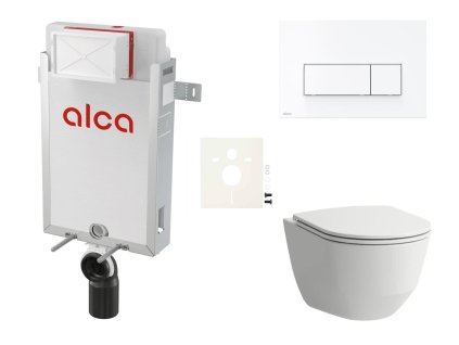 Laufen Cenově zvýhodněný závěsný WC set Alca k zazdění + WC Laufen  SIKOAL7