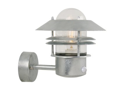 Nordlux Blokhus Sensor (galvanizovaná ocel) Venkovní nástěnná světla s čidlem kov, sklo IP54 25031031