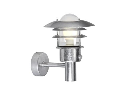 Nordlux Lønstrup 22 Sensor (galvanizovaná ocel) Venkovní nástěnná světla s čidlem kov, sklo IP44 71432031