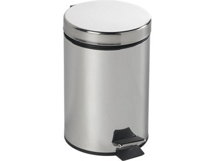 Aqualine SIMPLE LINE odpadkový koš kulatý 3l, nerez lesk 27103