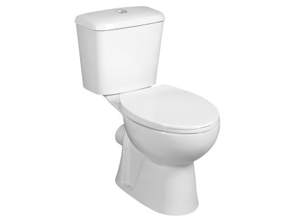 Aqualine JOSE WC kombi, dvojtlačítko 3/6l, zadní odpad, bílá PS8812