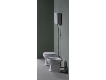 CLASSIC splachovací nádržka vysoká, bílá ExtraGlaze