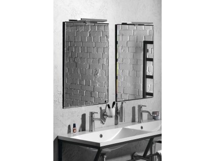 ACCORD zrcadlo s fazetou 500x700mm, zakulacené rohy, bez úchytu