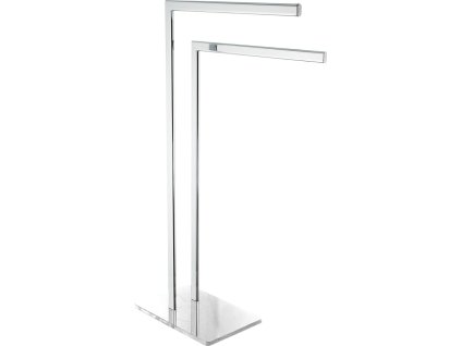 Optima Držák ručníků Optima Glass chrom/bílá GLASDRZRUCB