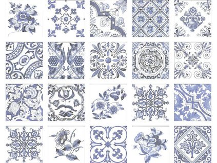 Fabresa OPORTO obklad Decor Blanco 15x15 (1m2) 14682