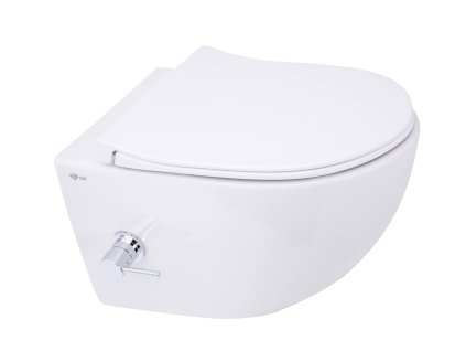 Swiss Aqua Technologies Wc s bidetem závěsné SAT Infinitio včetně prkénka softclose, zadní odpad SATINF011RREXPBFCT
