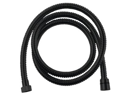 Sapho POWERFLEX kovová sprchová hadice, 150cm, černá mat FLEX150B