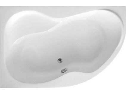 Aqualine CIDLINA 150 vana 150x105x45cm, levá, bílá G3618