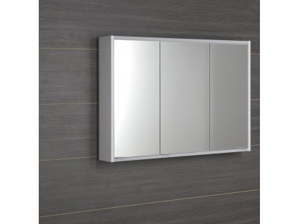 BATU galerka 100x71x15 cm, 2x LED osvětlení, bílá