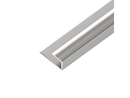 DURAL AP27/9 ukončovací lišta, pro laminát, hliník elox stříbro, 10-12 mm, 2,7 m ADAE 1000