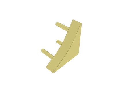 DURAL VP4 univerzální koncovka k vanové liště, PVC bahama, 22 mm, 2 ks DCP 5032-XK