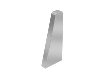 ap34 koncovka l p k liste typ 13 pvc imitace stribra 1 par