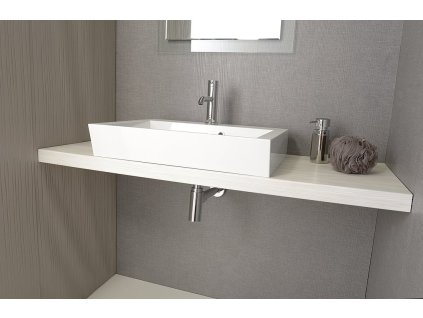 AVICE deska 100x50cm, dub starobílý