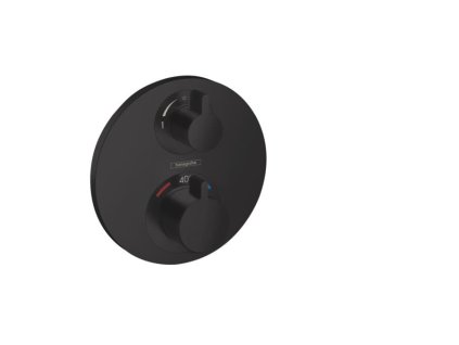 Hansgrohe Sprchová a vanová baterie Hansgrohe Ecostat bez podomítkového tělesa matná černá 15758670