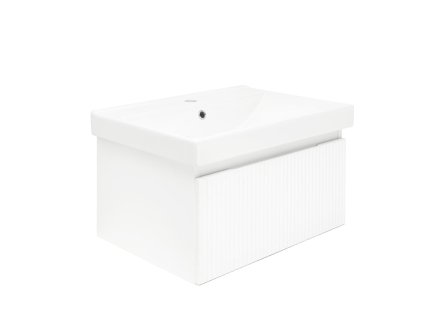 Swiss Aqua Technologies Koupelnová skříňka s umyvadlem SAT Evolution 58x30x44,8 cm bílá mat SATEVO60WMU1