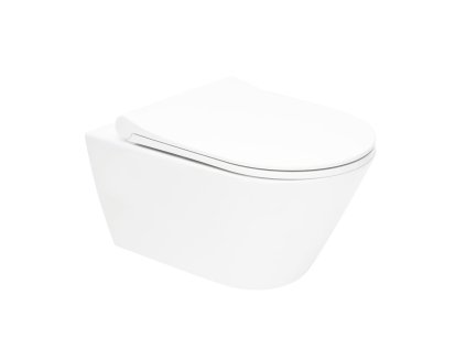 Glacera Závěsné WC s prkénkem softclose Glacera Ava zadní odpad WCAVA