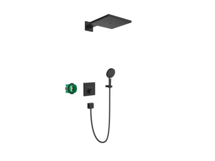 Hansgrohe Sprchový systém Hansgrohe Raindance E pod omítku s termostatickou baterií černá matná 27939670