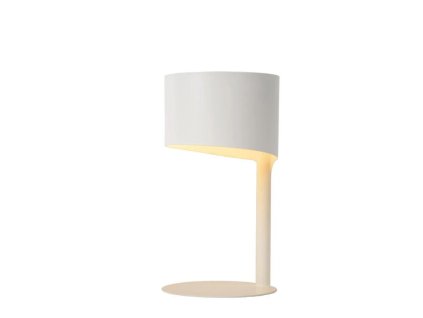 Lucide 45504/01/31 KNULLE lampa stolní E14 H28,5 D15 cm bílá