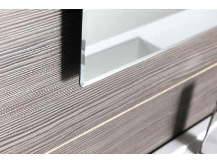 ACCORD zrcadlo s fazetou 700x900mm, zakulacené rohy, bez úchytu