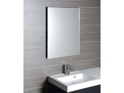 ACCORD zrcadlo s fazetou 700x900mm, zakulacené rohy, bez úchytu